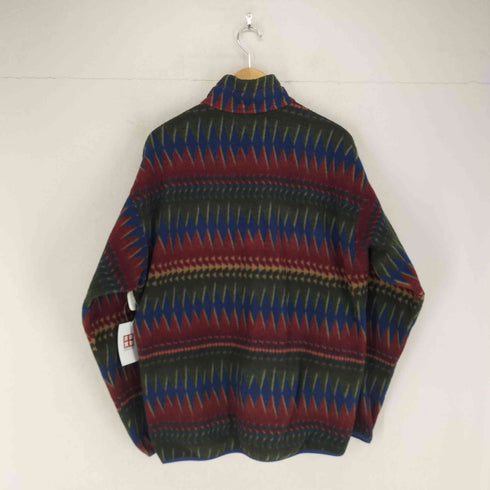 パタゴニアシンチラ PATAGONIA SYNCHILLA MADE IN USA 90S R無しタグ Synchilla Snap-T Fleece Pullover ミネハハ柄 シンチラスナップT プルオーバー メンズ L