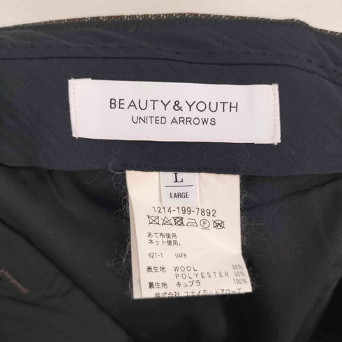 ビューティーアンドユースユナイテッドアローズ BEAUTY & YOUTH UNITED ARROWS ワイドテーパード ウールアンクルパンツ メンズ JPN:L