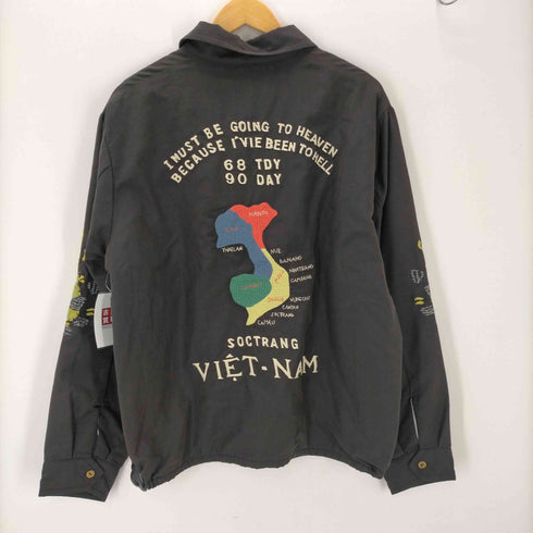 テイラートウヨウ TAILOR TOYO テーラー東洋 コットン ベトナムジャケット ベトジャン VIETNAM MAP PLEIKU メンズ JPN:L