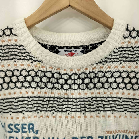サノバチーズ SON OF THE CHEESE LA SEINE MUSICALE KNIT メンズ M