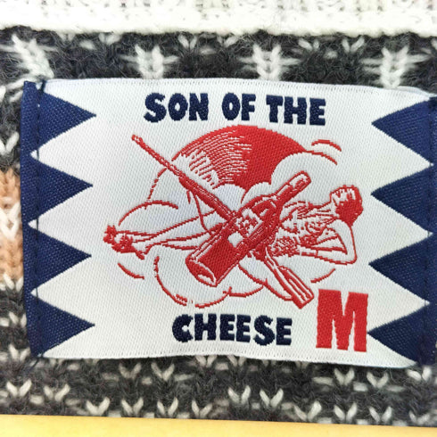 サノバチーズ SON OF THE CHEESE LA SEINE MUSICALE KNIT メンズ M