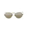 AMERICAN OPTICAL 14K フローラル彫金 ツーポイント リムレス眼鏡 メンズ