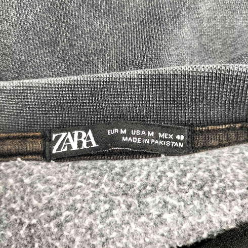 ザラ ZARA フェード スウェットシャツ メンズ import:M