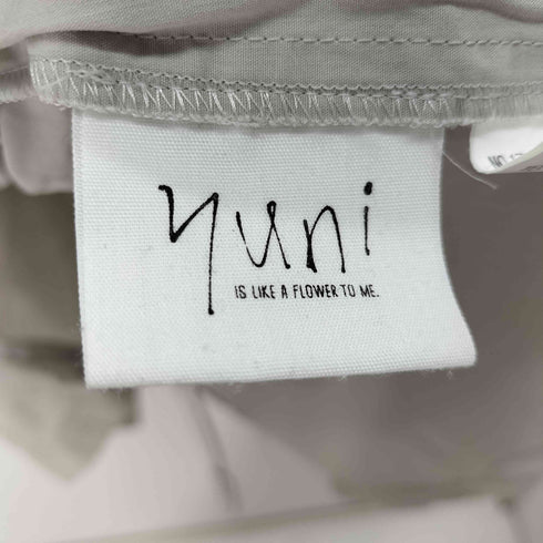 ユニ yuni バックスリット コットン シャツ レディース FREE