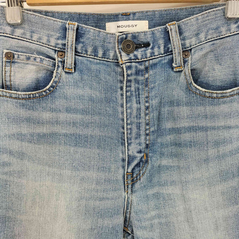 マウジー moussy ハイウエスト ストレッチ ブーツカット フレアデニム レディース 26