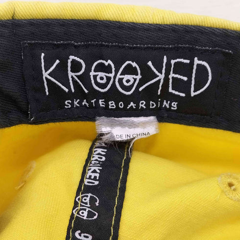 クルキッド KROOKED 刺繍キャップ メンズ