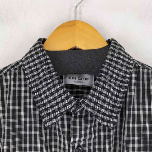 ジュン JUN L/S クロップド チェック シャツ メンズ JPN:L