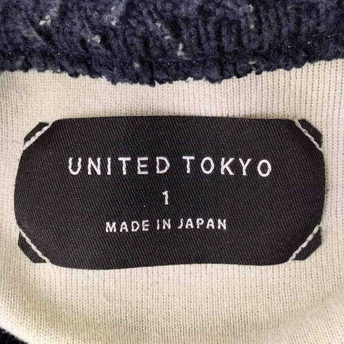 ユナイテッドトウキョウ UNITED TOKYO バイカラーサマーニットポロ メンズ JPN:1