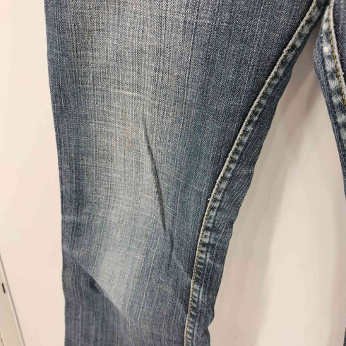Y2K ジップフライ フレアパンツ レディース
