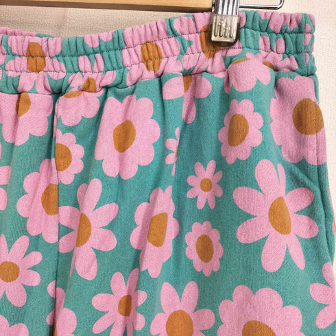 LINK@×LITTC 花柄 スウェットパンツ レディース LL