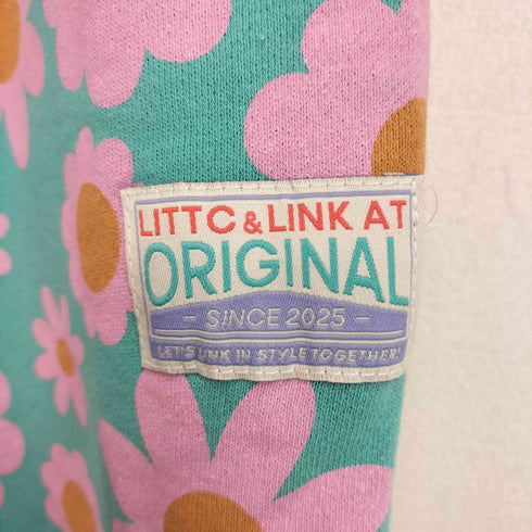 LINK@×LITTC 花柄 スウェットパンツ レディース LL