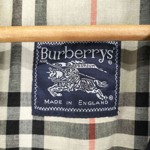 バーバリーズ BURBERRYS MADE IN ENGLAND 裏地ノバチェックトレンチコート メンズ