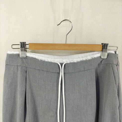 ザラ ZARA WIDE-LEGパンツ ダブルウエストバンド レディース M