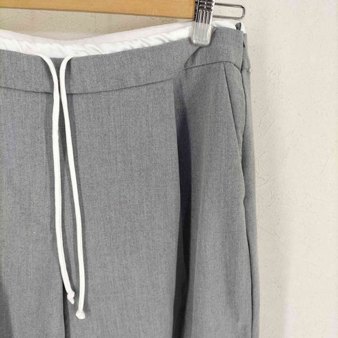 ザラ ZARA WIDE-LEGパンツ ダブルウエストバンド レディース M