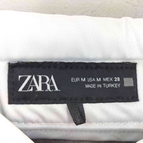 ザラ ZARA WIDE-LEGパンツ ダブルウエストバンド レディース M
