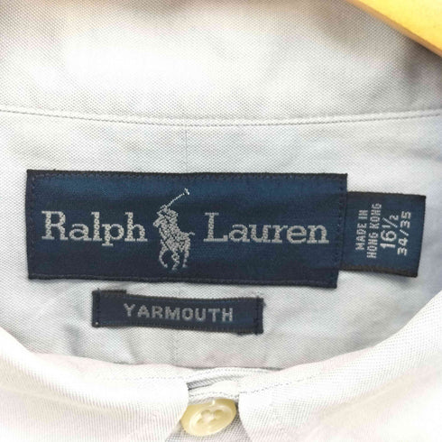 ラルフローレン RALPH LAUREN 90S YARMOUTH ポニー刺繍 ボタンダウン シャツ メンズ 16-1/2