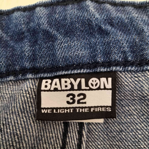 バビロン BABYLONE ワイドデニムパンツ メンズ 32