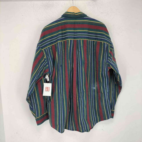 ナチュラルイシュー NATURAL ISSUE マルチストライプボタンダウンシャツ メンズ import:XL