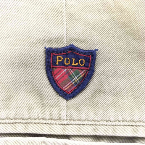 ポロバイラルフローレン Polo by RALPH LAUREN 90S USA製 クレストロゴ サイドアジャスター チノパンツ メンズ W36L32