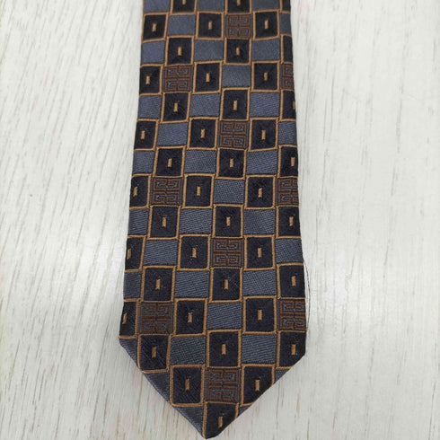 ジバンシィ GIVENCHY 総柄 シルクネクタイ メンズ