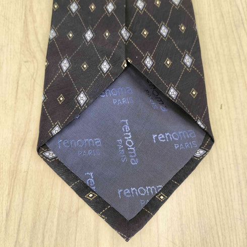 レノマ renoma PARIS cravate 総柄シルクネクタイ メンズ