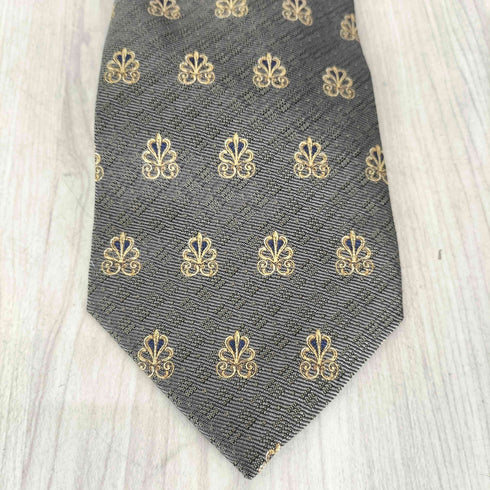 KIMIJIMA COLLECTION 刺繍デザインシルクネクタイ メンズ