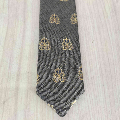 KIMIJIMA COLLECTION 刺繍デザインシルクネクタイ メンズ