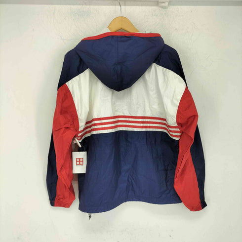 アディダス adidas 80-90s ADSウォームシャツ02 フード付き ナイロンプルオーバージャケット メンズ import:S