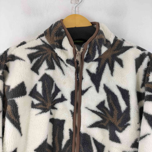 ハフ HUF LOWELL JACQUARD SHERPA ZIP FLEECE JACKET メンズ M
