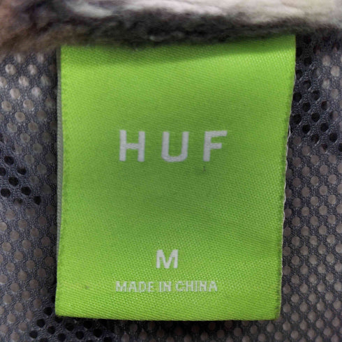 ハフ HUF LOWELL JACQUARD SHERPA ZIP FLEECE JACKET メンズ M