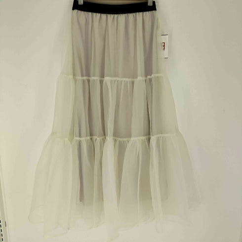ラブティックボンボン La boutique BonBon 24SS シアーオーガンジーティアードスカート レディース JPN:36