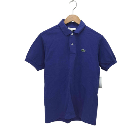 ラコステ LACOSTE ワニロゴ ヘザー 鹿の子ポロシャツ メンズ JPN:S