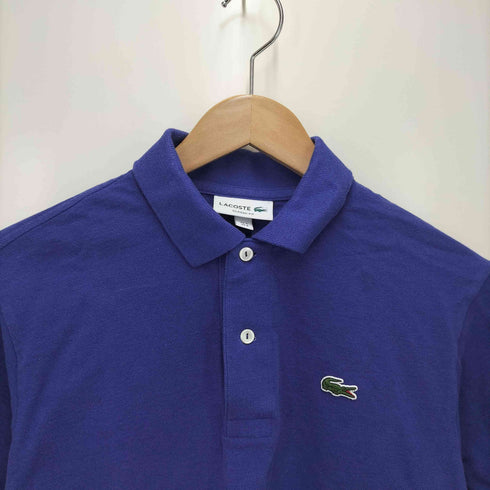 ラコステ LACOSTE ワニロゴ ヘザー 鹿の子ポロシャツ メンズ JPN:S