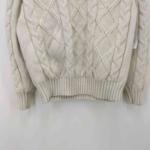 レイ REI 裏地 GORE-TEX クルーネック ケーブル編み セーター メンズ import:L