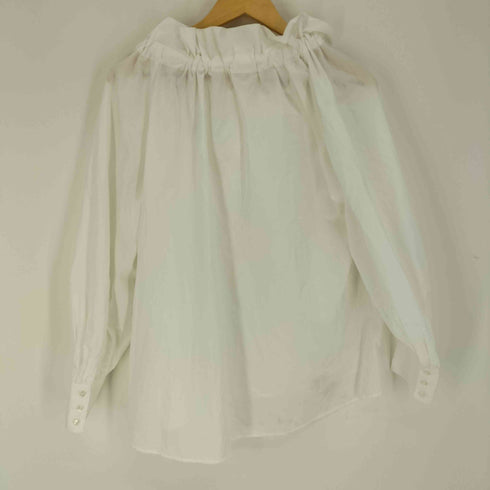 ナチュラルビューティーベーシック NATURAL BEAUTY BASIC 24SS ビッグボウブラウス レディース JPN:M