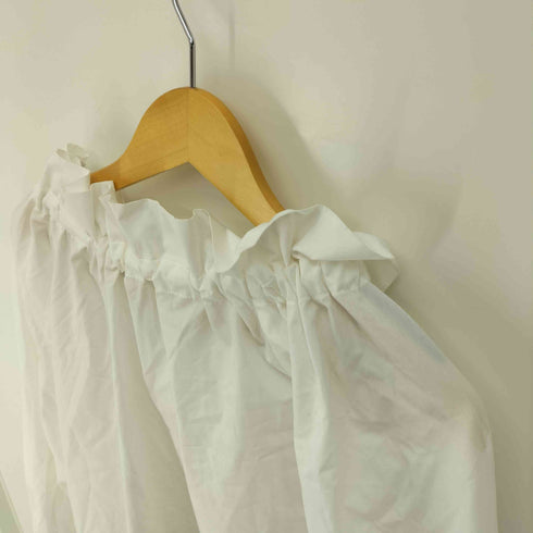 ナチュラルビューティーベーシック NATURAL BEAUTY BASIC 24SS ビッグボウブラウス レディース JPN:M