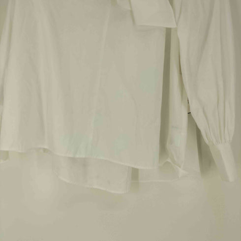 ナチュラルビューティーベーシック NATURAL BEAUTY BASIC 24SS ビッグボウブラウス レディース JPN:M