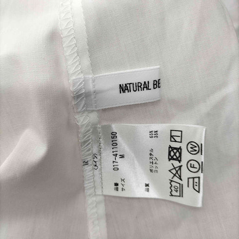 ナチュラルビューティーベーシック NATURAL BEAUTY BASIC 24SS ビッグボウブラウス レディース JPN:M
