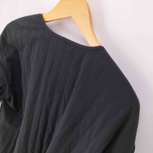 ケレン kelen 22AW キルティング アシンメトリー ノーカラー コート レディース