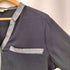 ヘルムートラング HELMUT LANG ラムレザー 切替 Vネック シアーシャツ レディース import:M