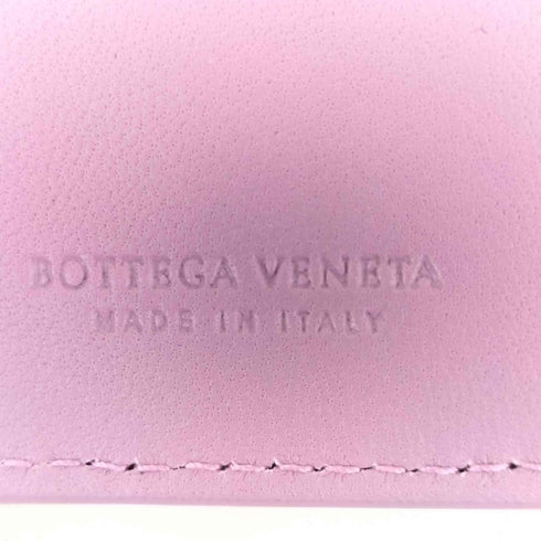 ボッテガヴェネタ BOTTEGA VENETA イントレチャート レザー 編み込み 2つ折り 財布 レディース