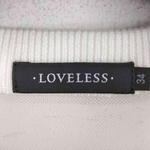 ラブレス LOVELESS レース切替 ニットベスト レディース JPN:34