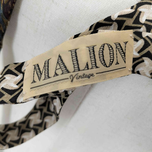 MALION vintage ネクタイリメイク ナロー チョーカー レディース
