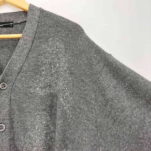 ラッドミュージシャン LAD MUSICIAN 24aw SEQUIN LEAF CARDIGAN メンズ 44