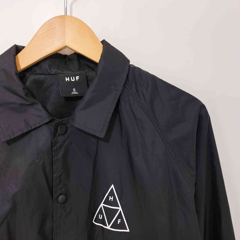 ハフ HUF ロゴプリント ナイロンコーチジャケット メンズ import:S