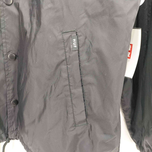 ハフ HUF ロゴプリント ナイロンコーチジャケット メンズ import:S