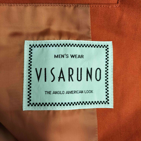 ビサルノ VISARUNO コットン2Bテーラードジャケット メンズ import:M