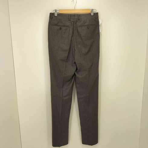 エルメネジルドゼニア Ermenegildo Zegna 段返り3B ストライプ テーラードジャケット タックスラックス スーツセットアップ メンズ JPN:46