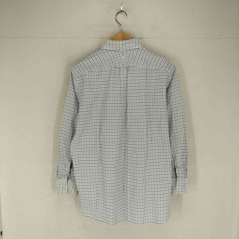 ジェイプレス J.PRESS チェック柄1ポケットBDシャツ メンズ LL