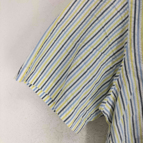 ジェイプレス J.PRESS シアサッカーストライプシャツ メンズ LL